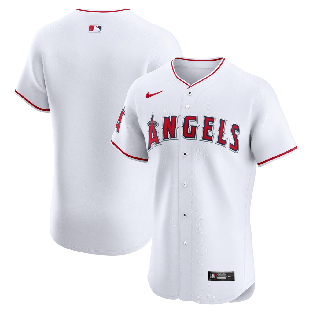 Los Angeles Angels Nike White Home Elite Jersey