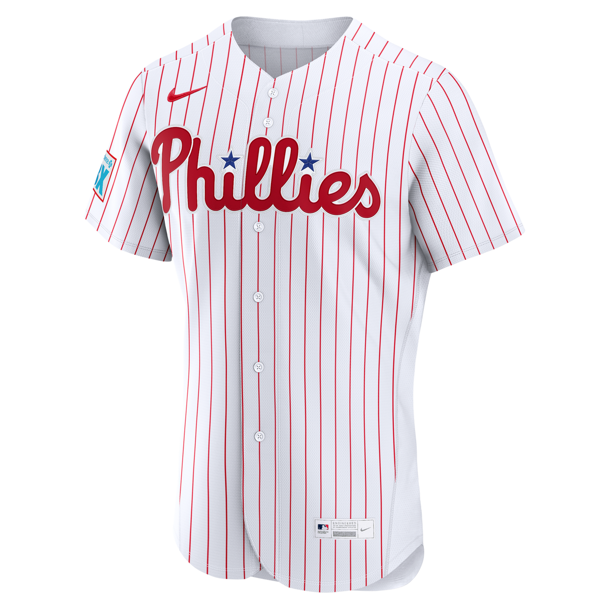 Philadelphia Phillies Bryce Harper Nike Cream Alternate Authentic Sponsor Patch Jersey