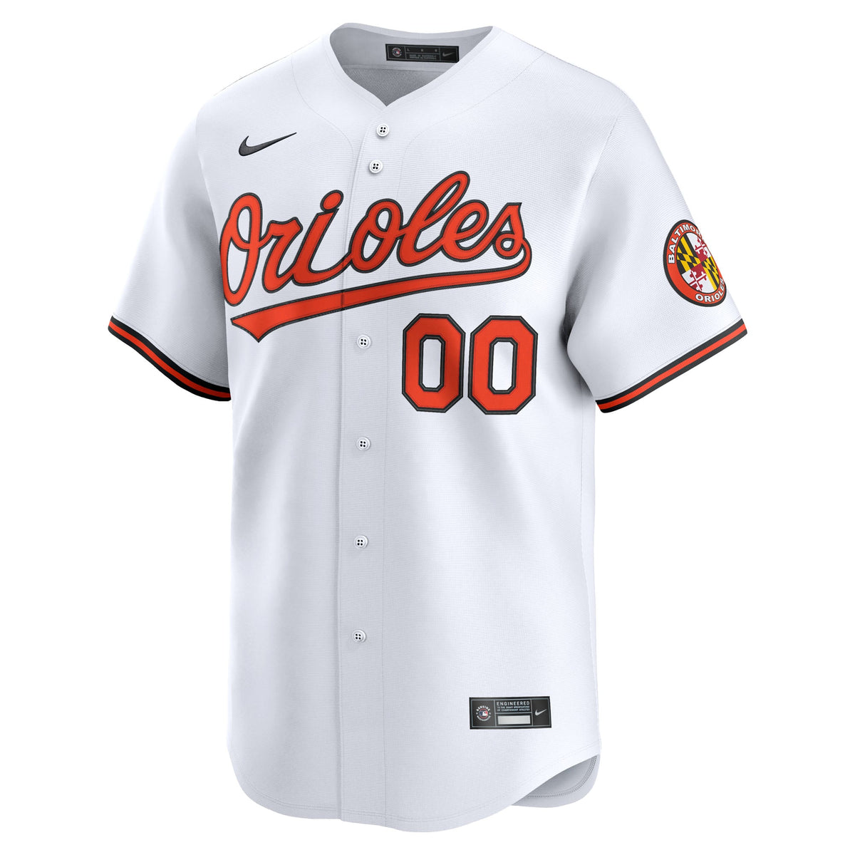 Baltimore Orioles Nike White Home Limited Pick-A-Player Retired Roster Jersey