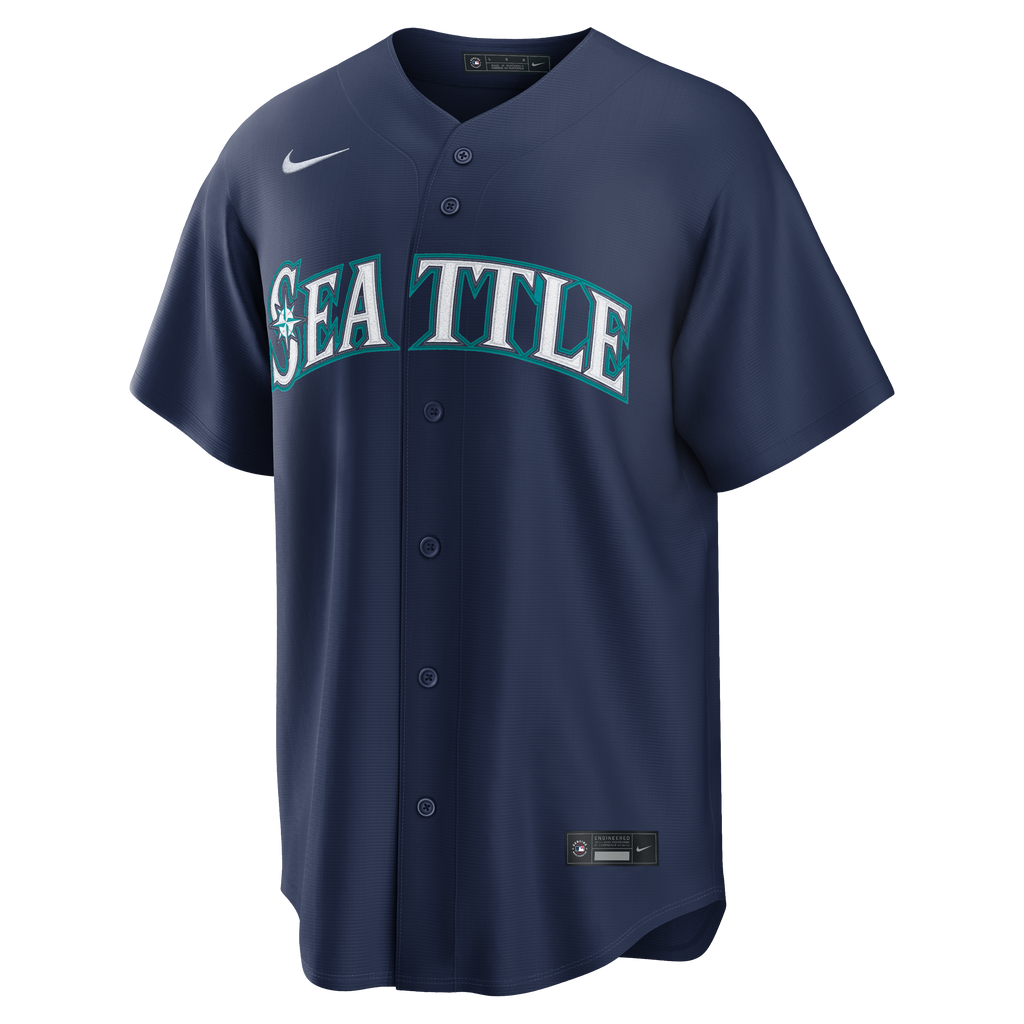 Seattle Mariners Cal Raleigh Nike Teal Alternate Replica Jersey