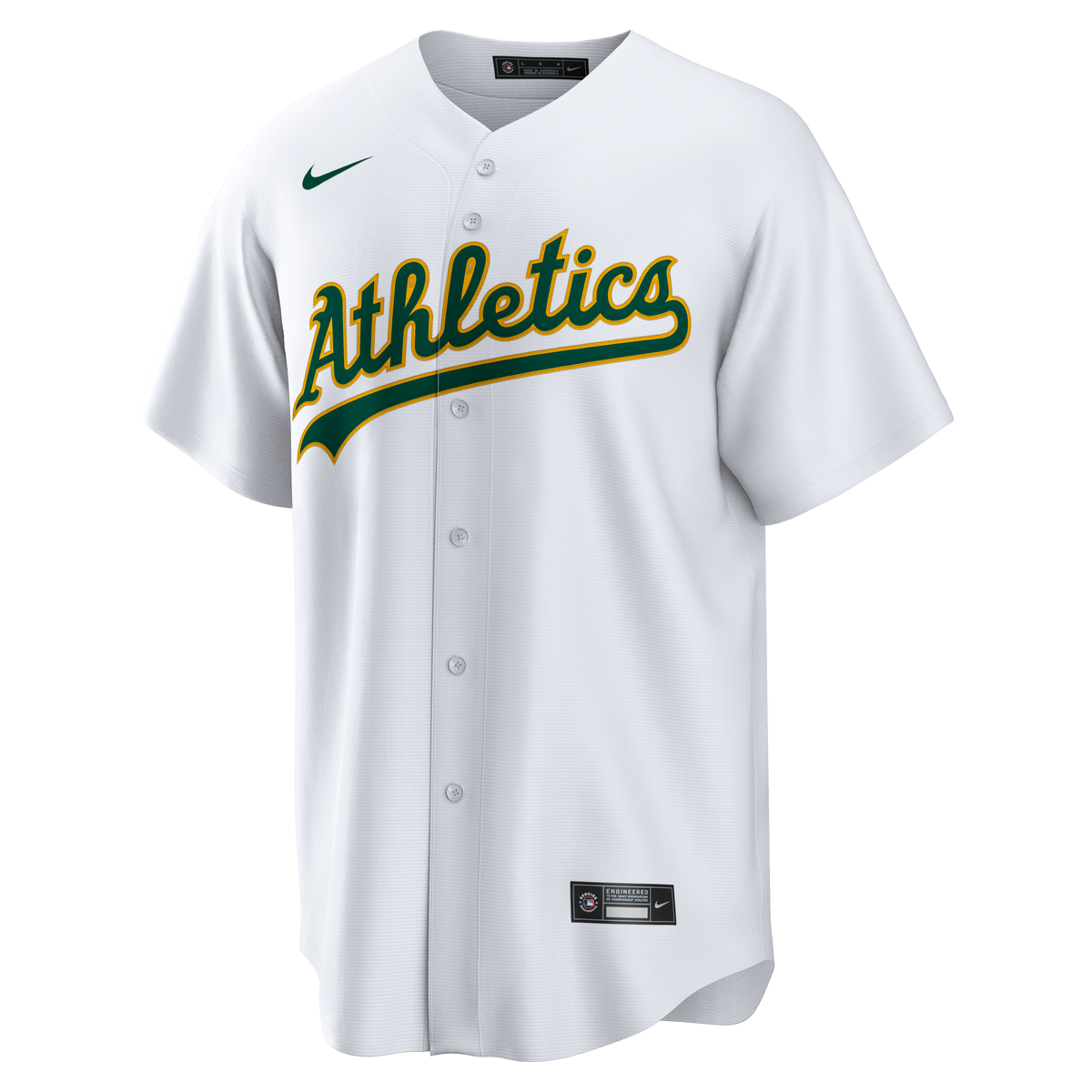 Athletics Jeff McNeil Nike White Home Replica Jersey