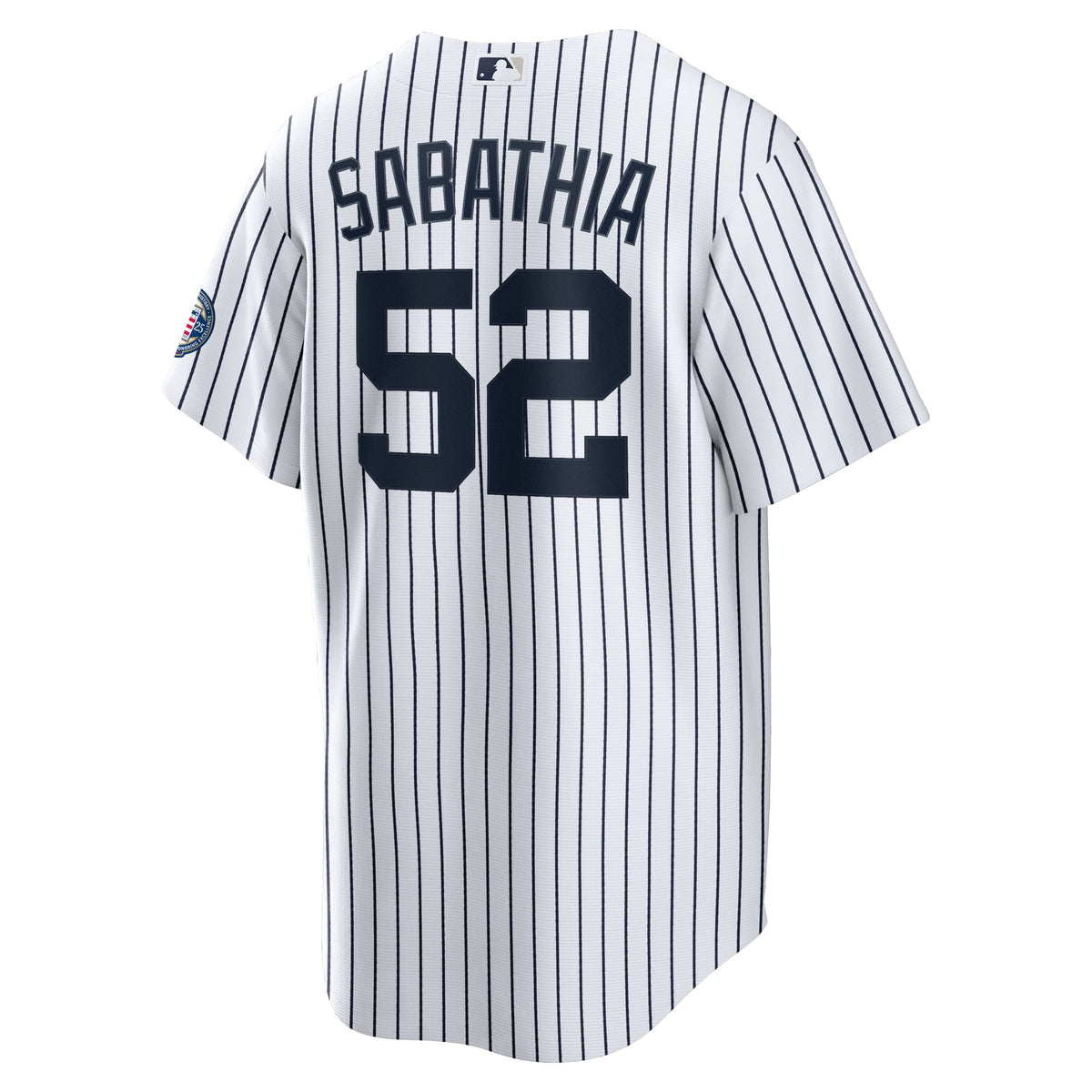 New York Yankees CC Sabathia Nike White 2025 Baseball Hall of Fame Name & Number Retired Replica Jersey