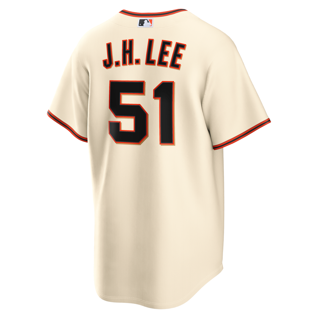 San Francisco Giants Jung Hoo Lee Nike Cream Home Replica Jersey