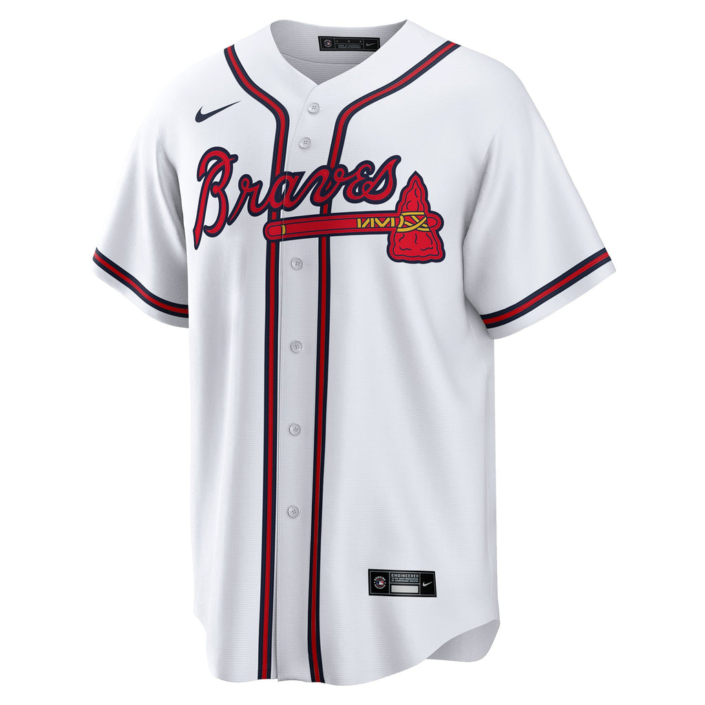 Atlanta Braves Joe Jiménez Nike White Home Replica Player Jersey