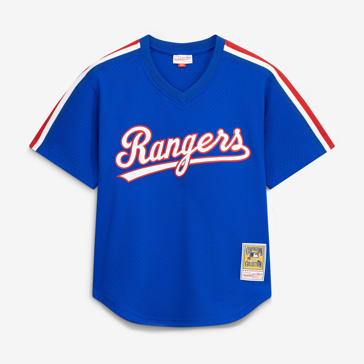 Texas Rangers Nolan Ryan Mitchell & Ness Royal Big & Tall Cooperstown Mesh Batting Practice Jersey