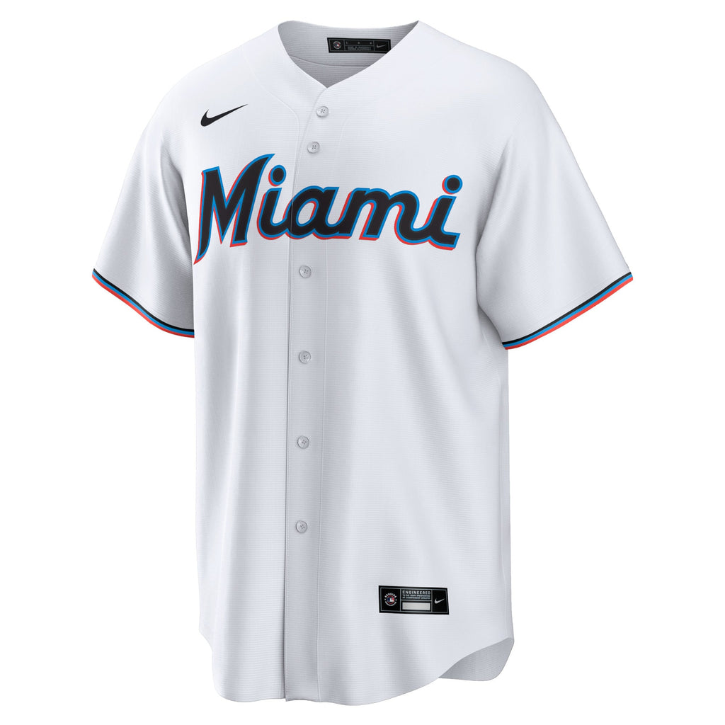 Miami Marlins Sandy Alcantara Nike White Replica Player Jersey