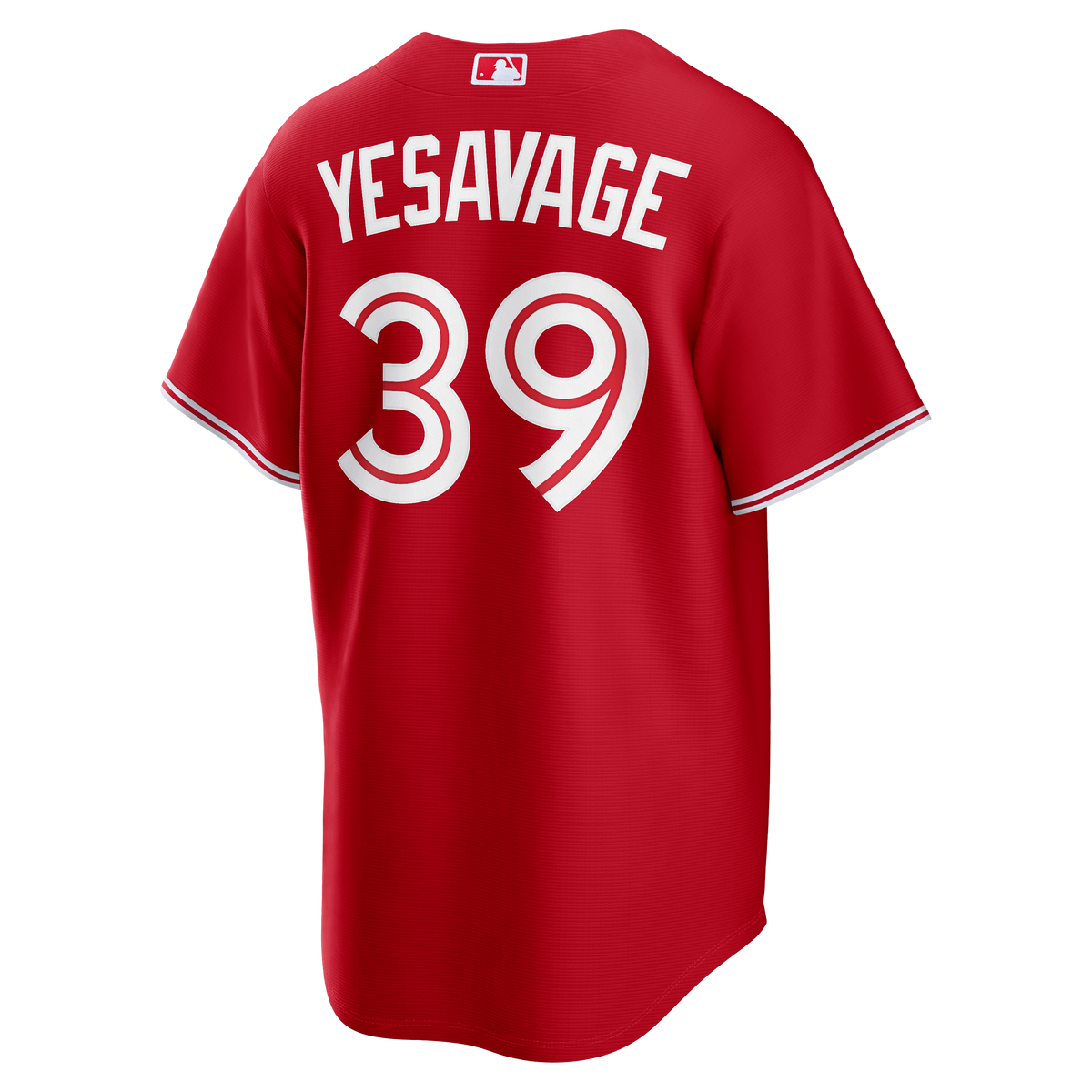 Toronto Blue Jays Trey Yesavage Nike Red Canada Day Replica Jersey