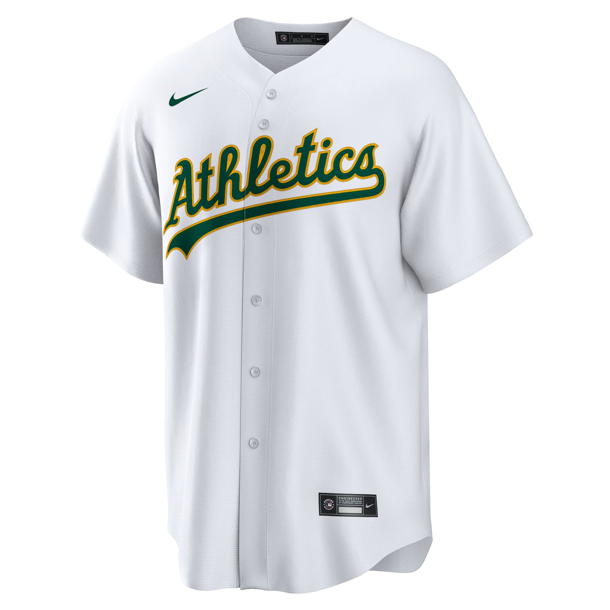 Athletics Brent Rooker Nike White Home Replica Jersey