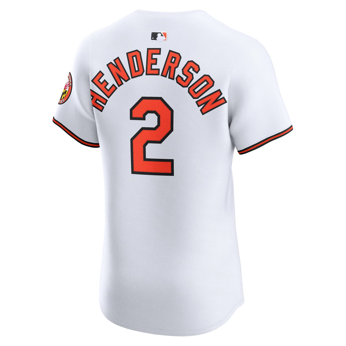 Baltimore Orioles Gunnar Henderson Nike White Home Elite Jersey