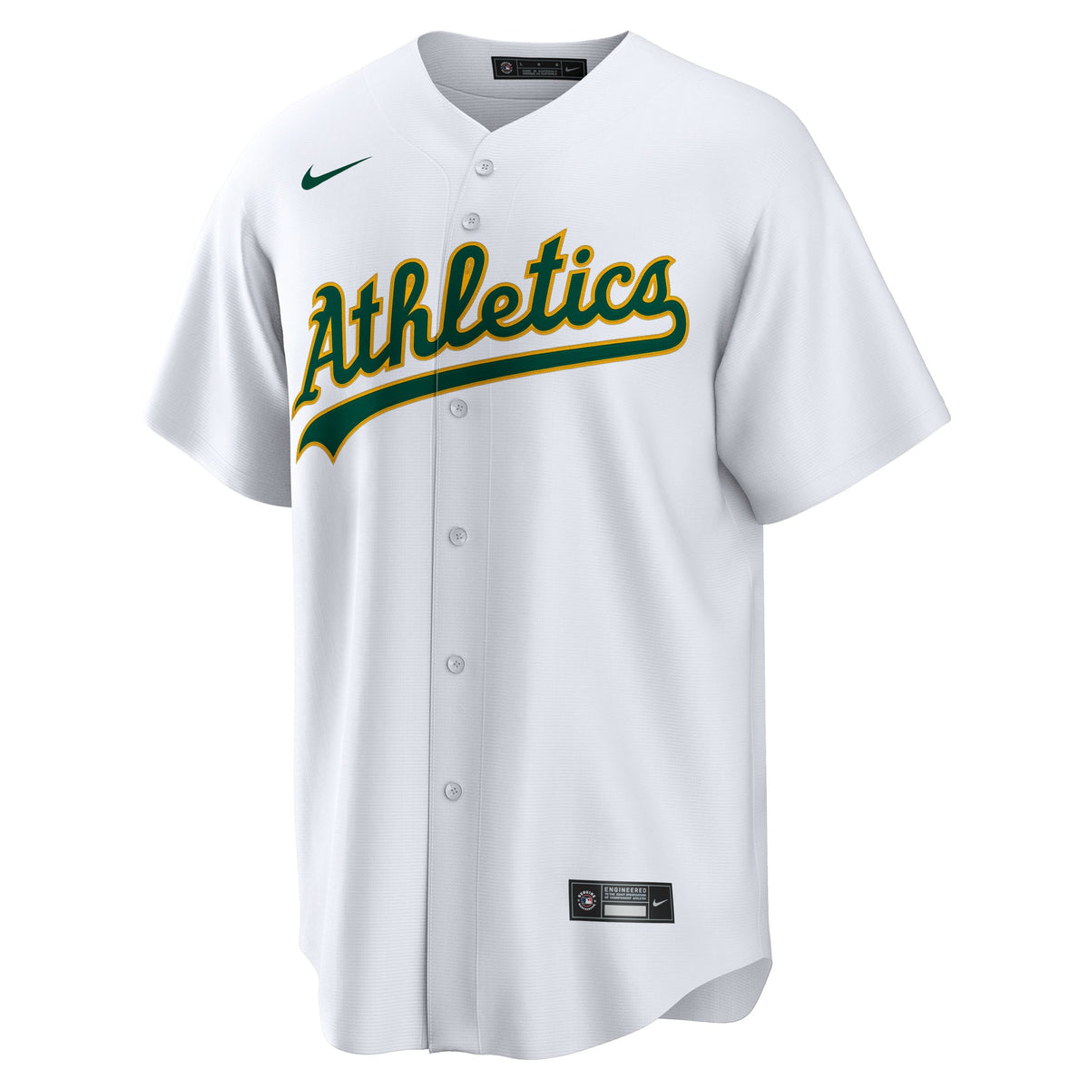 Athletics Denzel Clarke Nike White Home Replica Jersey