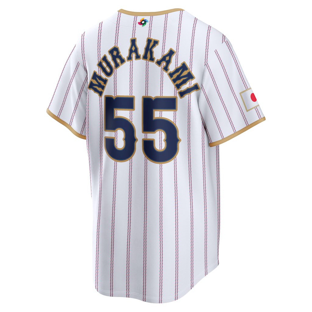 Japan Baseball Munetaka Murakami Nike White 2026 World Baseball Classic Home Stadium Jersey