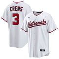 Washington Nationals Dylan Crews Nike White Home Replica Jersey