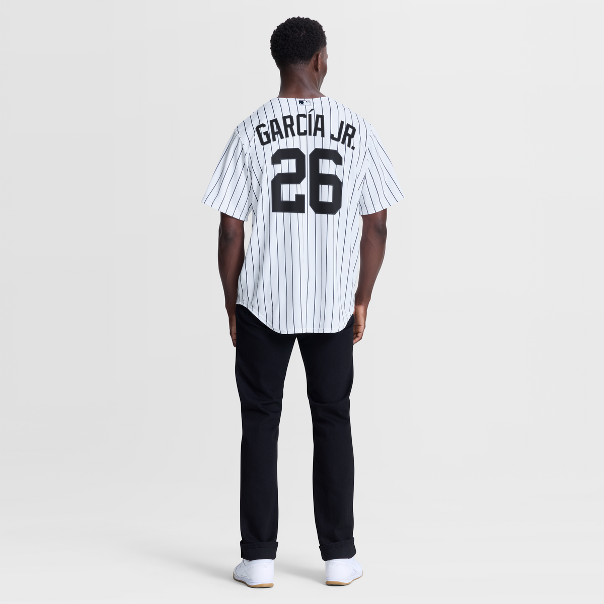 New York Yankees Luis García Jr. Nike White Home Replica Jersey