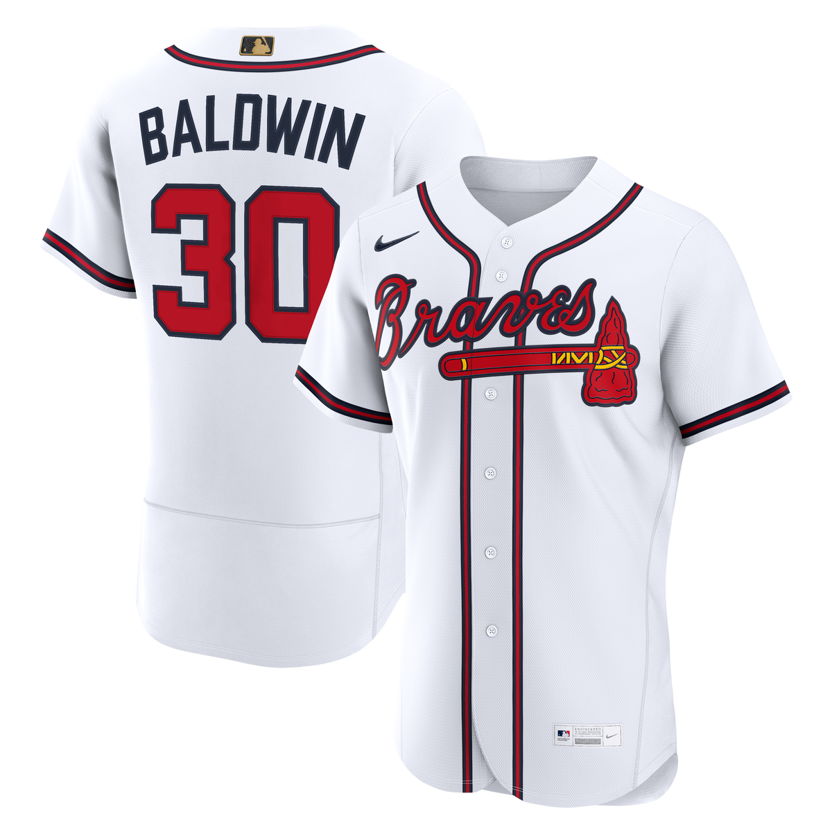 Atlanta Braves Drake Baldwin Nike Red MLB Awards Authentic Jersey