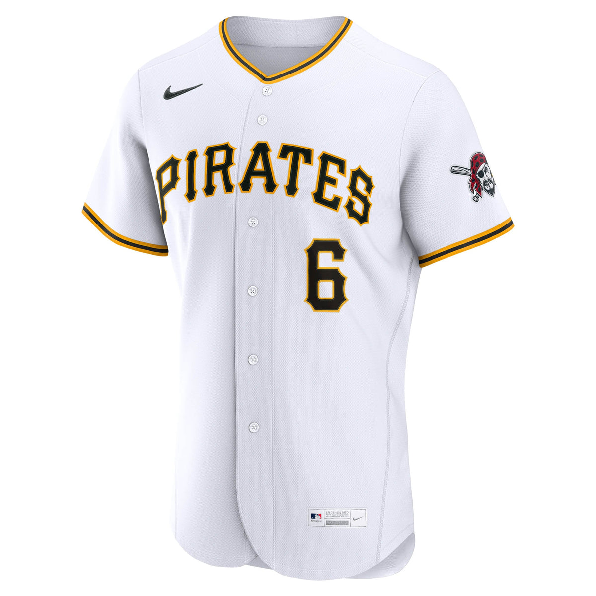 Pittsburgh Pirates Konnor Griffin Nike White Home Authentic Jersey