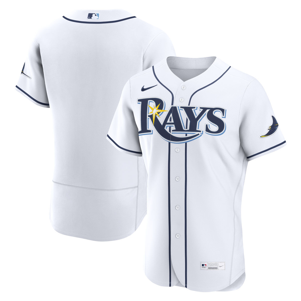 Tampa Bay Rays Nike White Home Authentic Jersey