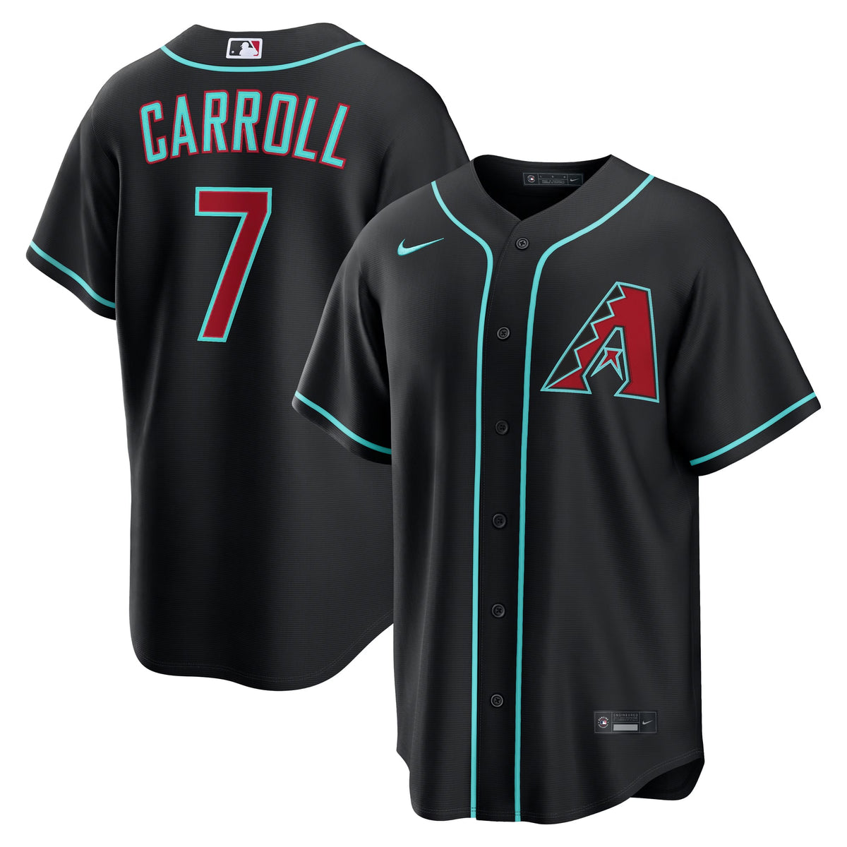 Arizona Diamondbacks Corbin Carroll Nike Crimson Alternate 2 Replica Jersey