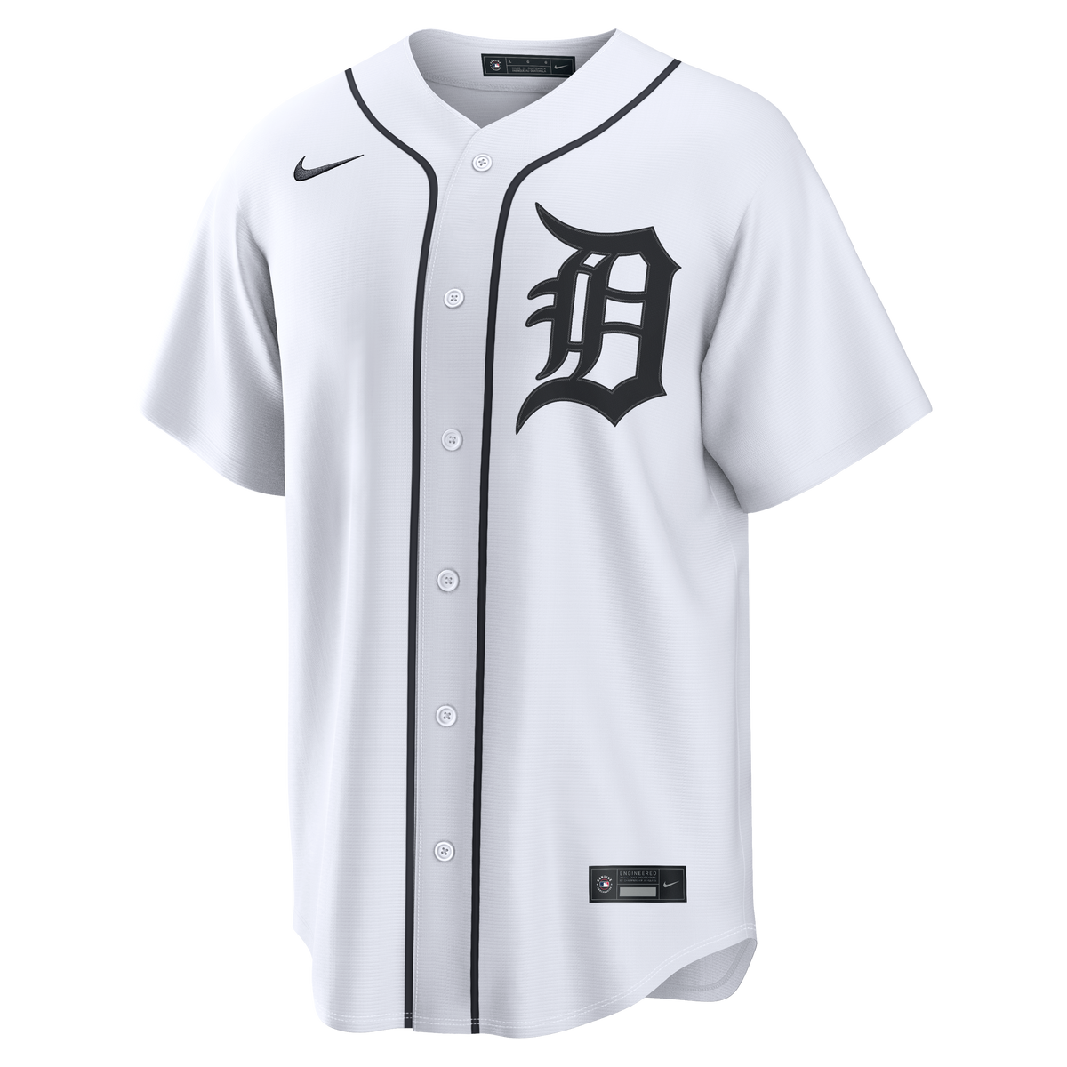 Detroit Tigers Max Clark Nike White Home Replica Jersey