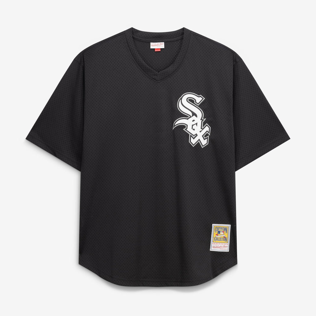 Chicago White Sox Bo Jackson Mitchell & Ness Black Cooperstown Collection Big & Tall Mesh Batting Practice Jersey
