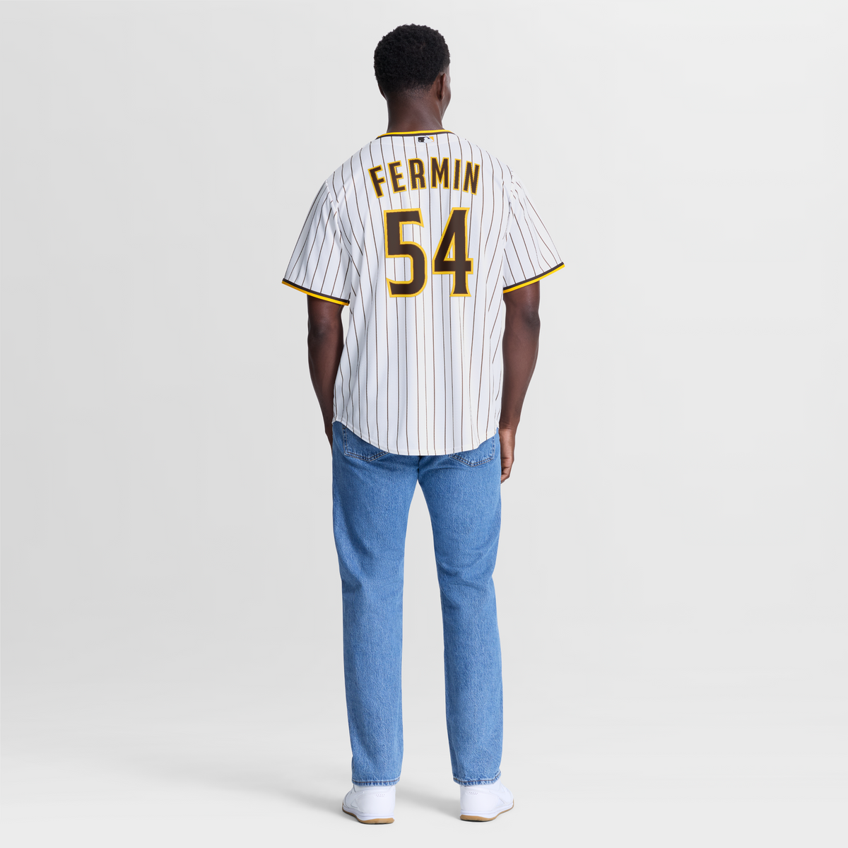 San Diego Padres Freddy Fermin Nike White Home Replica Jersey