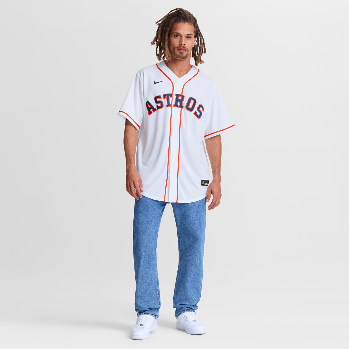 Houston Astros Daulton Varsho Nike White Home Replica Jersey