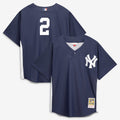 New York Yankees Derek Jeter Mitchell & Ness Navy Authentic Batting Practice Jersey