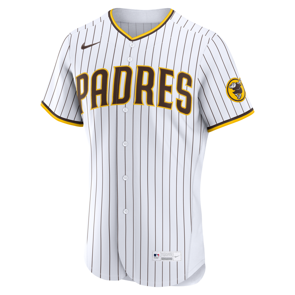 San Diego Padres Nike White Home Authentic Custom Jersey