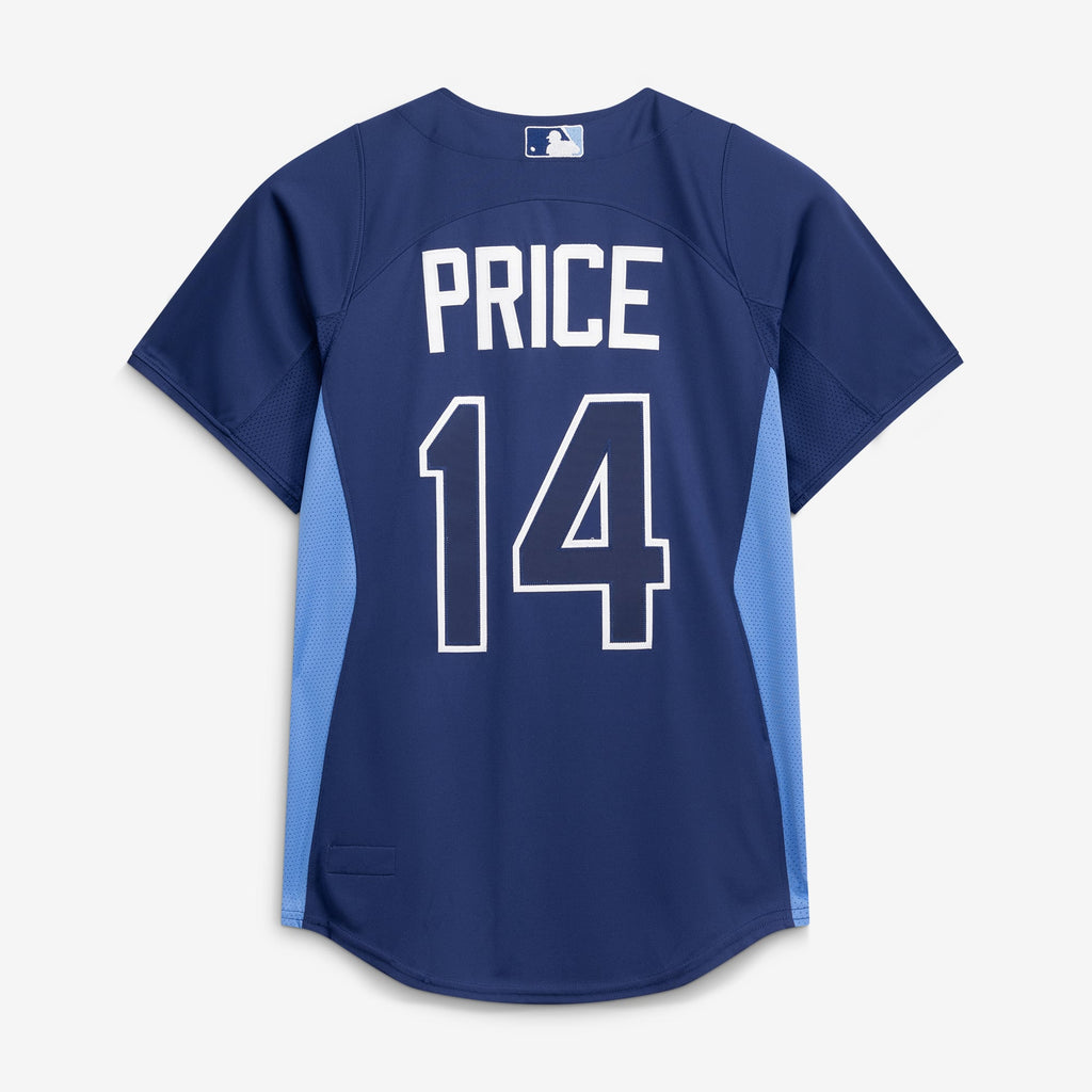Tampa Bay Rays David Price Mitchell & Ness Blue Authentic Batting Practice Jersey