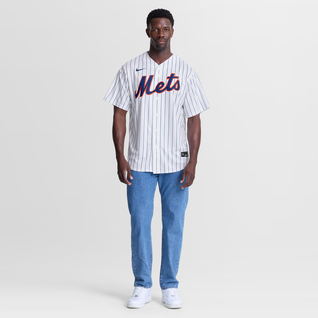 New York Mets Jorge Polanco Nike White Home Replica Jersey