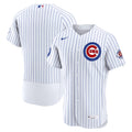 Chicago Cubs Nike White Home Sponsor Patch Authentic Jersey