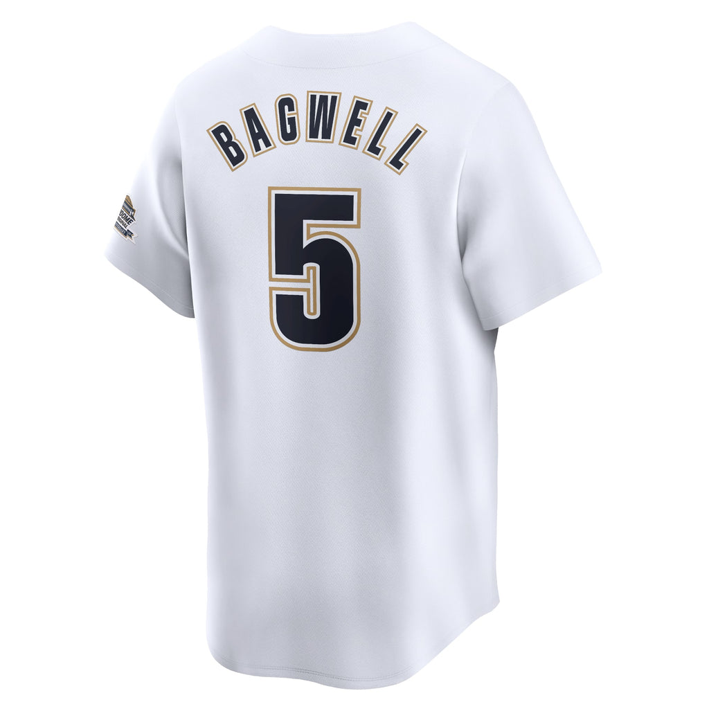 Houston Astros Jeff Bagwell Nike White Throwback Cooperstown Collection Limited Jersey