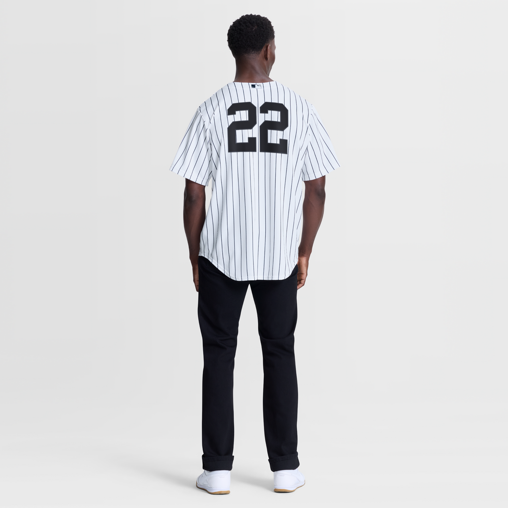 New York Yankees Ben Rice Nike White Home Replica Jersey