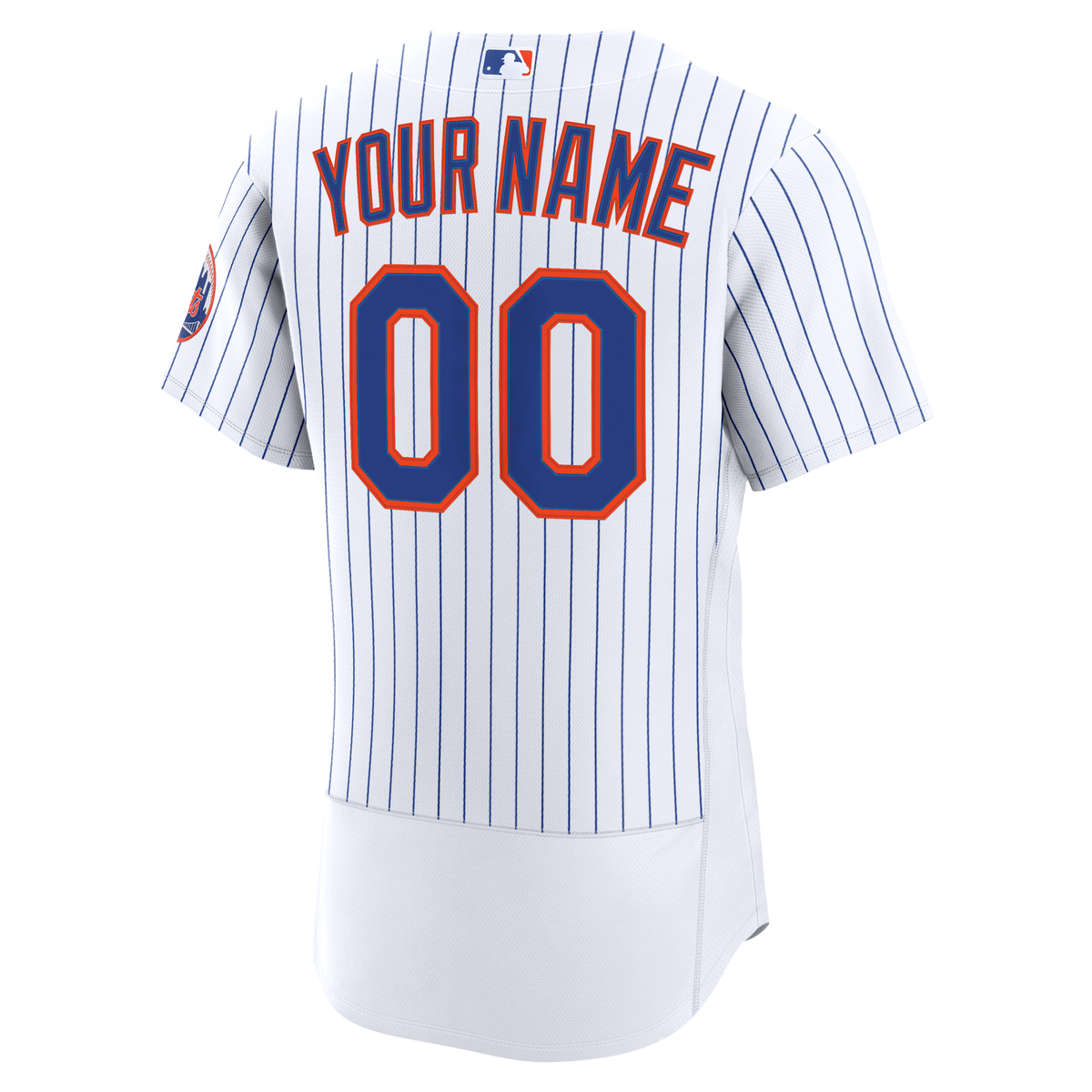 New York Mets Nike White Home Authentic Custom Jersey
