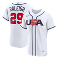 USA Baseball Cal Raleigh Nike White 2026 World Baseball Classic Home Authentic Jersey