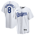 Los Angeles Dodgers Enrique Hernández Nike White Home Replica Jersey
