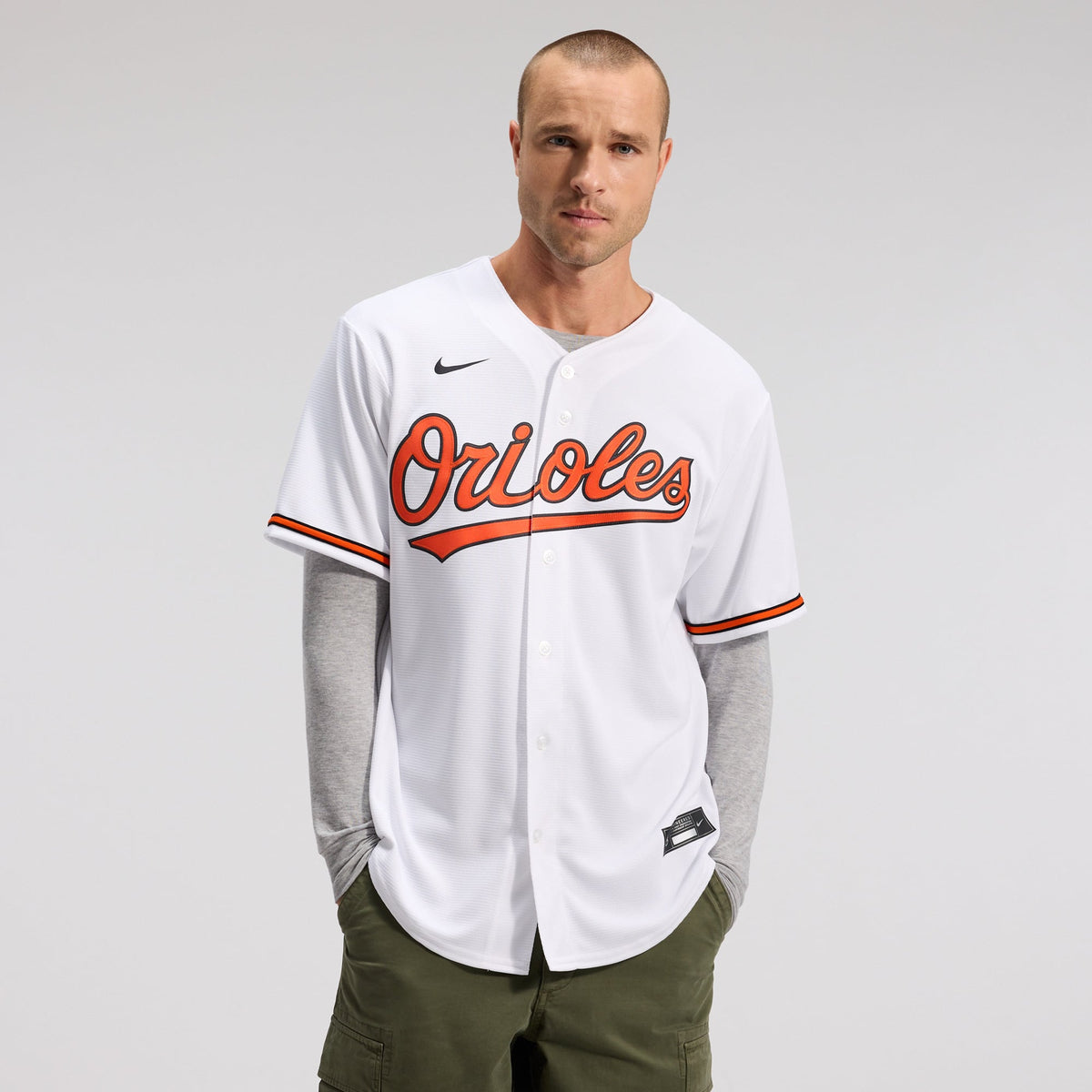Baltimore Orioles Nike Gray Road Replica Team Jersey