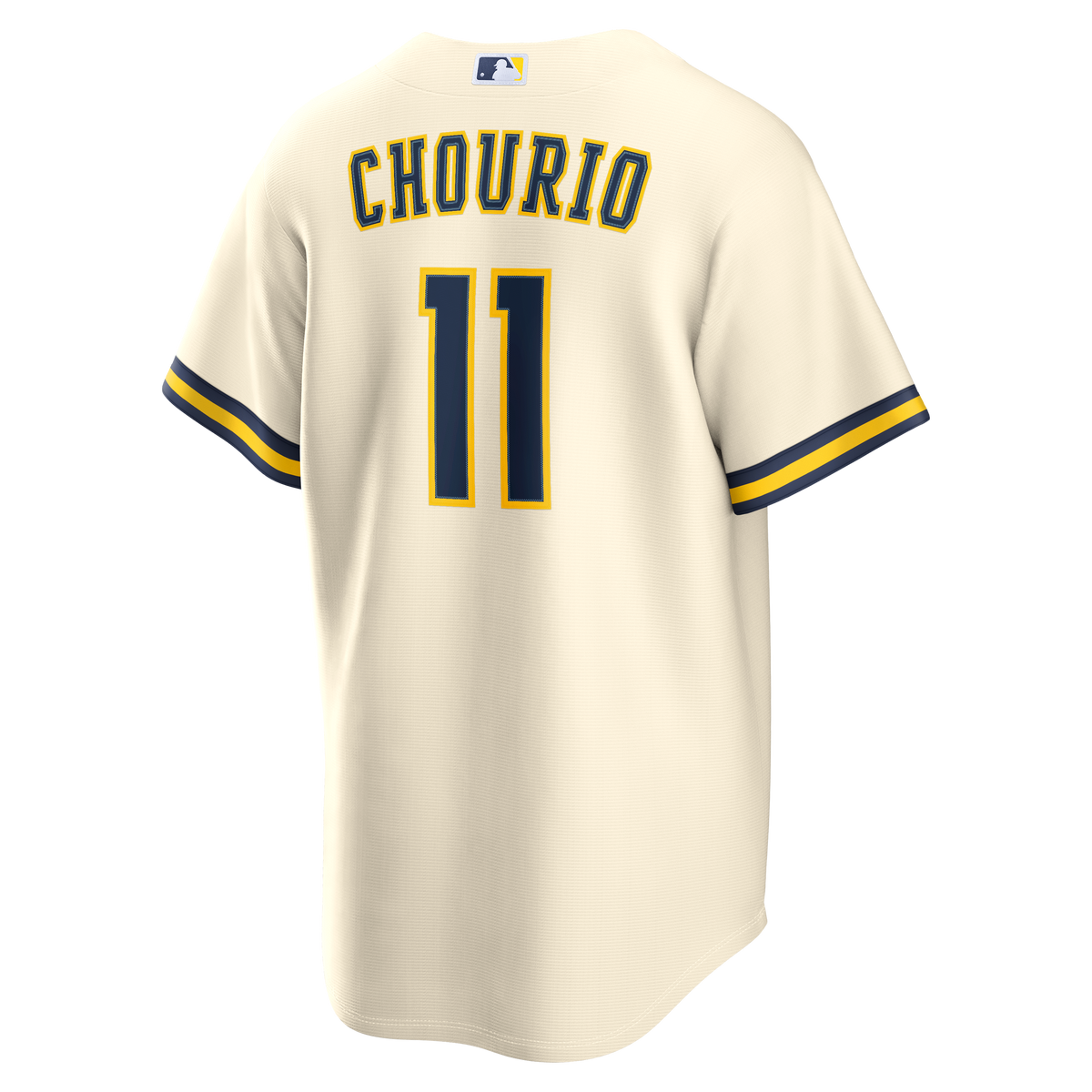 Milwaukee Brewers Jackson Chourio Nike Cream Home Replica Jersey