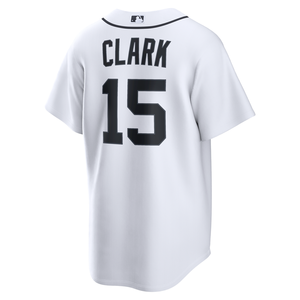 Detroit Tigers Max Clark Nike White Home Replica Jersey