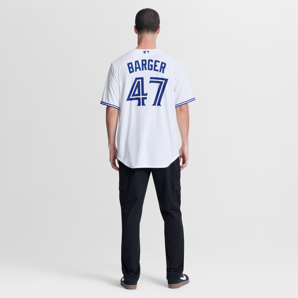 Toronto Blue Jays Addison Barger Nike White Home Replica Jersey