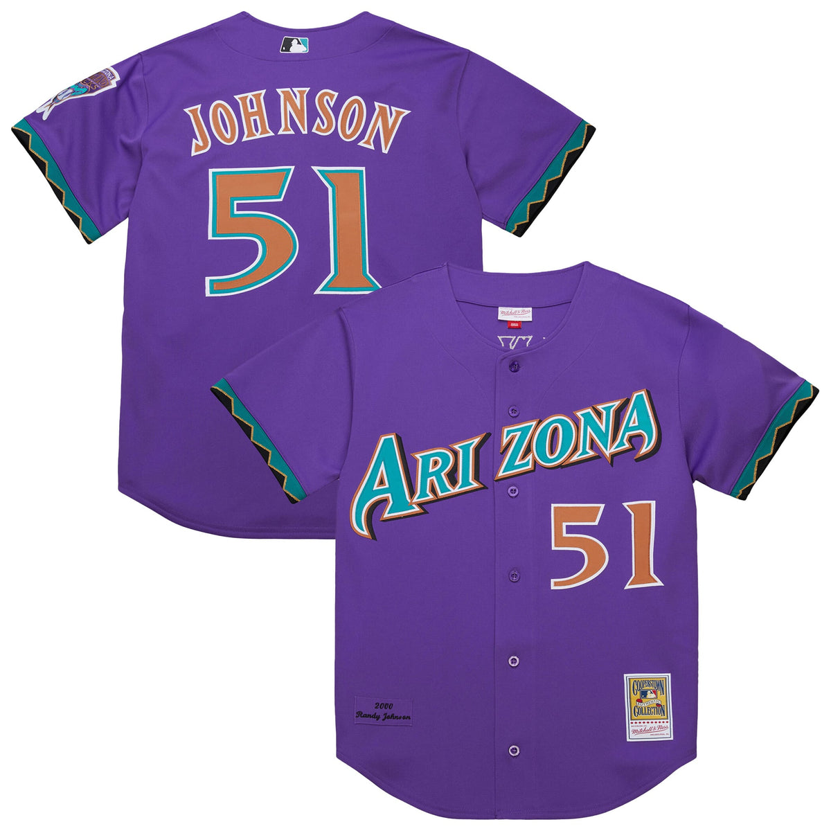 Arizona Diamondbacks Randy Johnson Mitchell & Ness Black 2001 Authentic Jersey