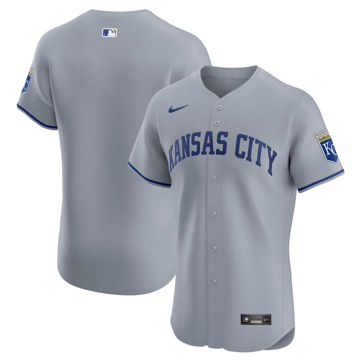 Kansas City Royals Nike White Home Elite Jersey