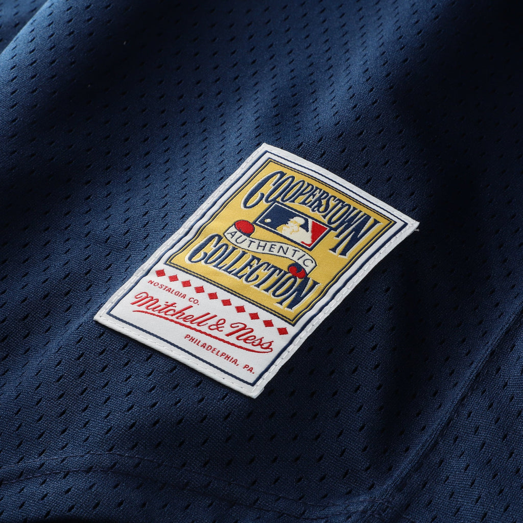 Seattle Mariners Mitchell & Ness Navy Big & Tall Cooperstown Collection Mesh Batting Practice Jersey