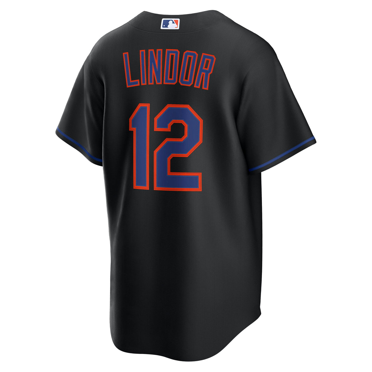 New York Mets Francisco Lindor Nike Black Alternate Replica Jersey