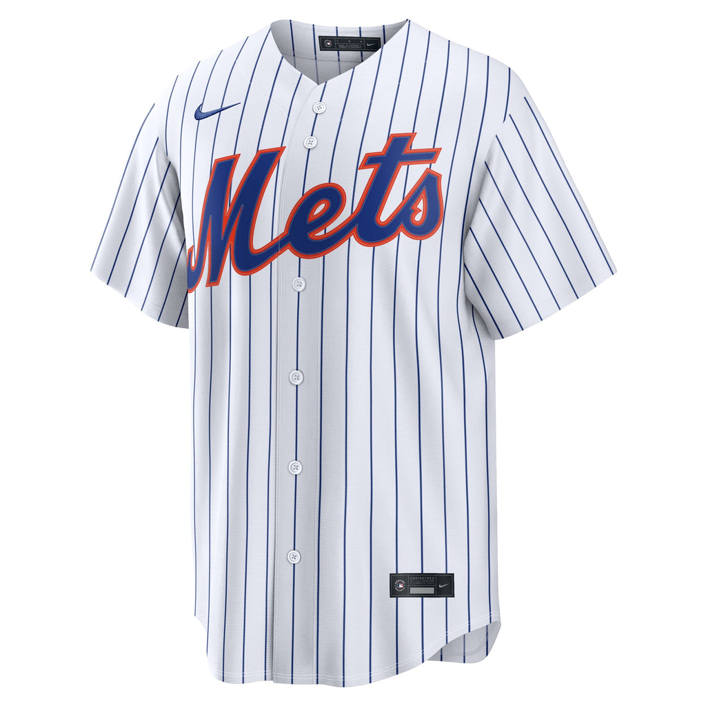 New York Mets Carson Benge Nike White Home Replica Jersey