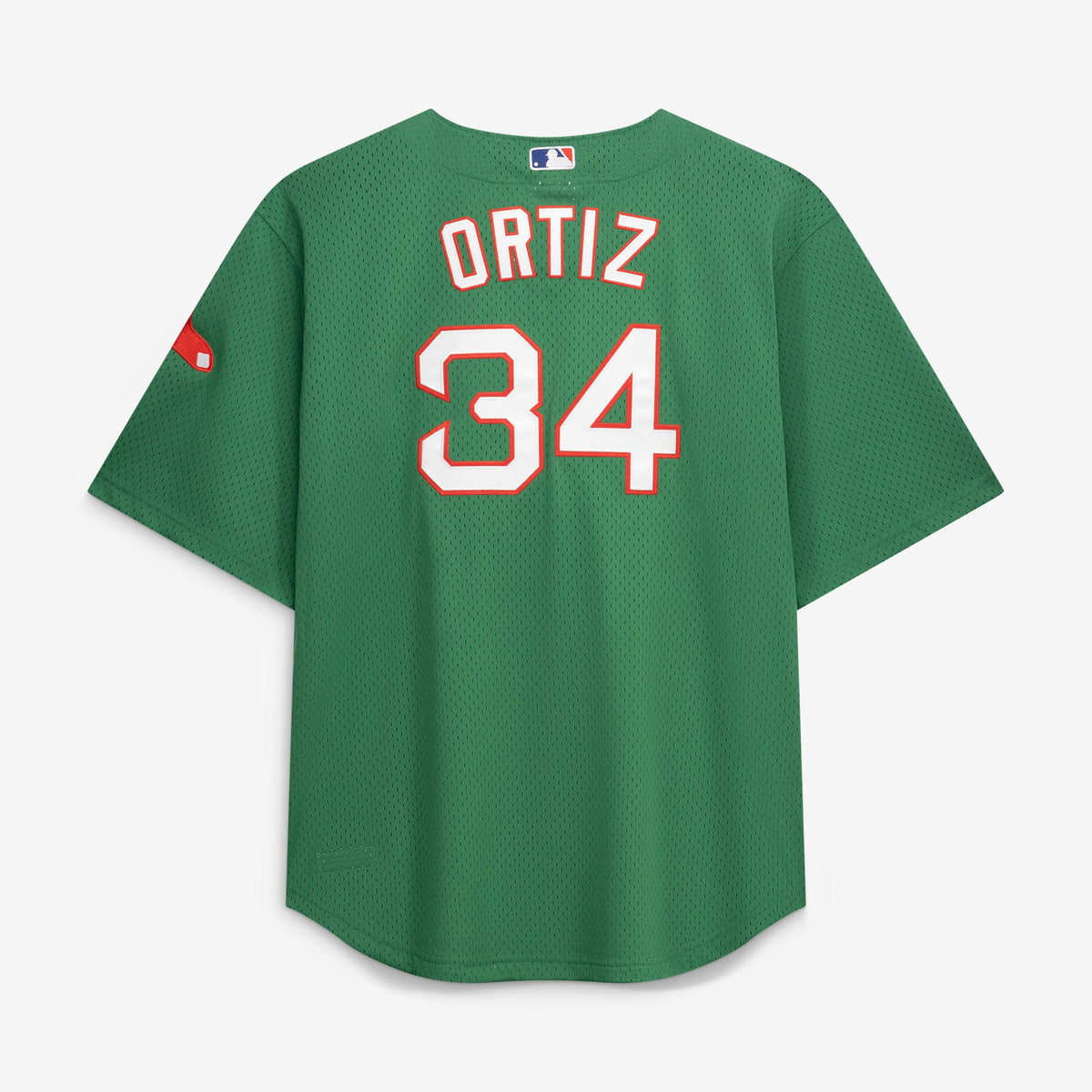 Boston Red Sox David Ortiz Mitchell & Ness Red Big & Tall Cooperstown Mesh Batting Practice Jersey