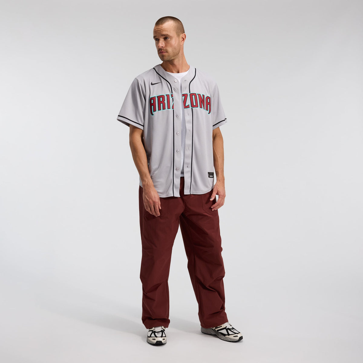 Arizona Diamondbacks Corbin Carroll Nike Gray Road Replica Jersey