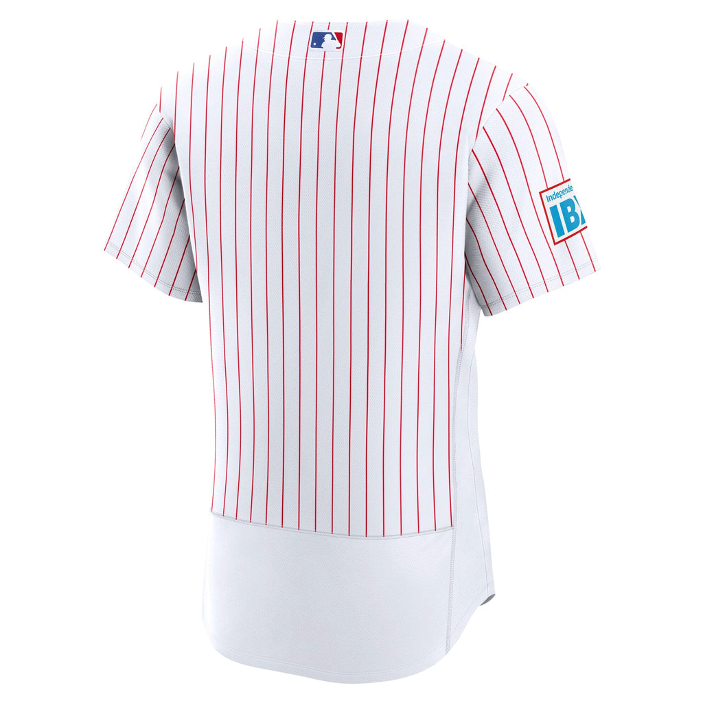 Philadelphia Phillies Nike Light Blue Alternate Sponsor Patch Authentic Jersey