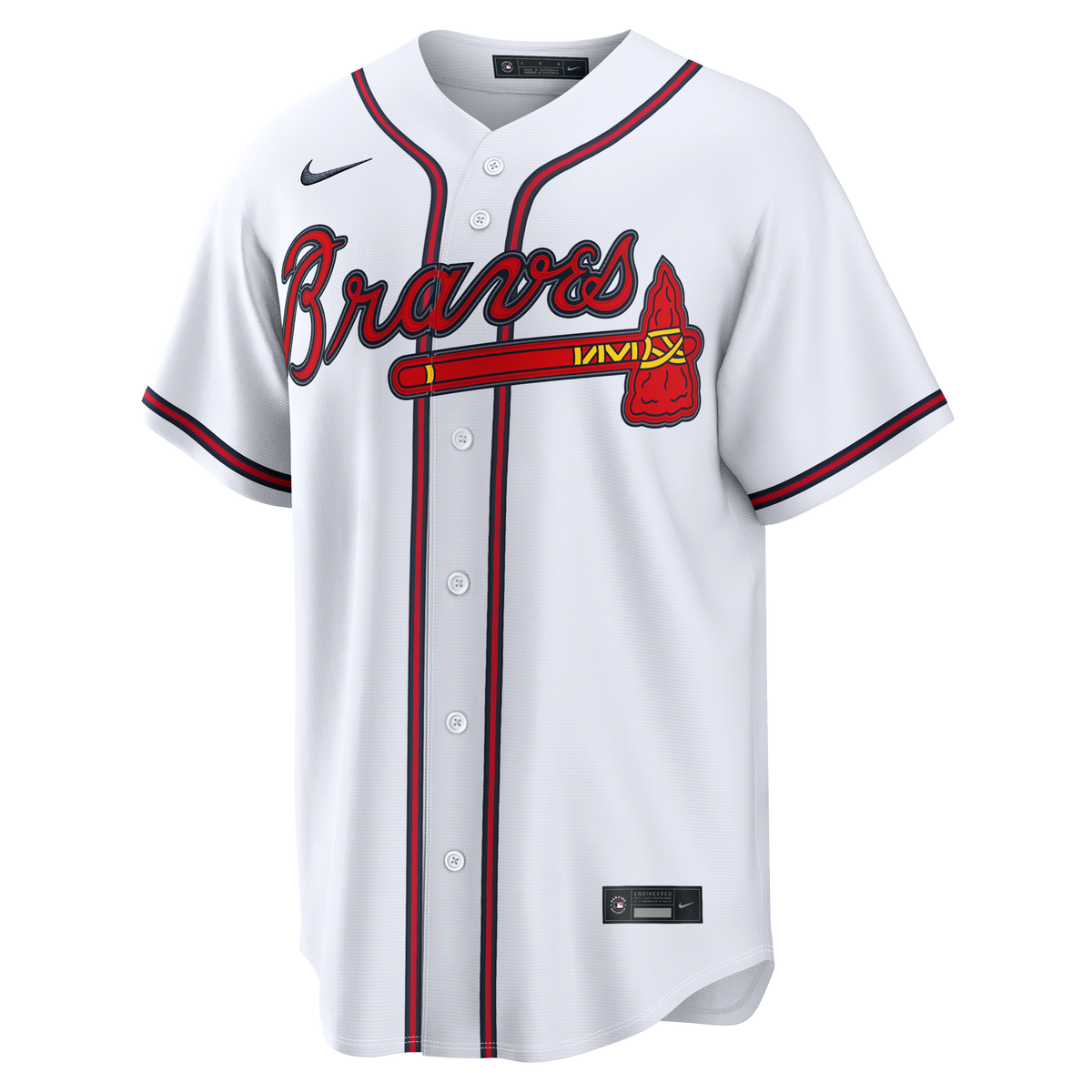 Atlanta Braves Grant Holmes Nike White Home Replica Jersey