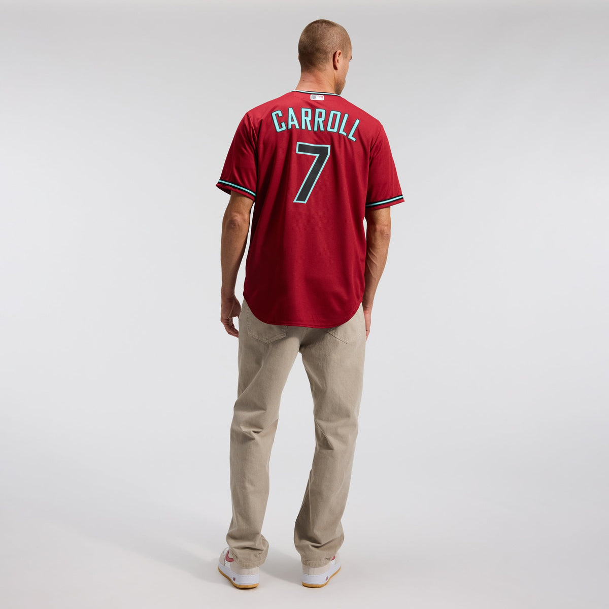 Arizona Diamondbacks Corbin Carroll Nike Crimson Alternate 2 Replica Jersey