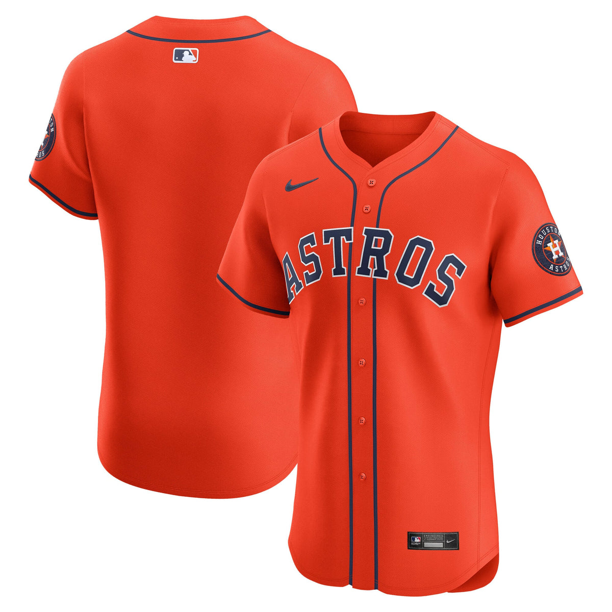 Houston Astros Nike Navy Alternate 2 Elite Jersey